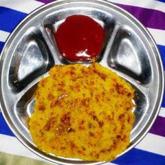 A picture of Aaloo chila.