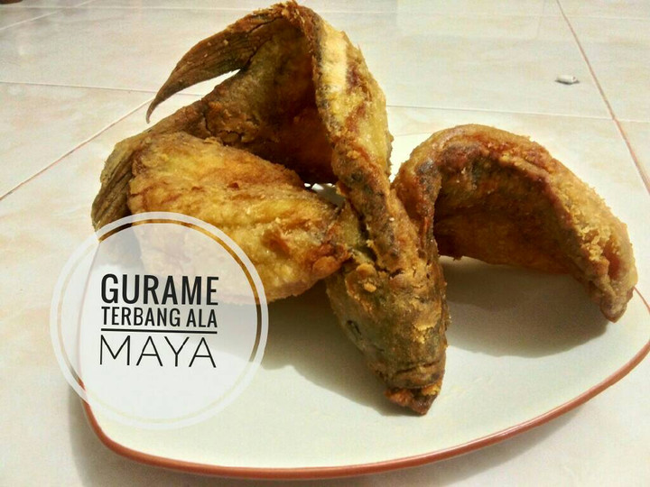 Resep Gurame terbang a. k. a gurame goreng tepung, Lezat Sekali