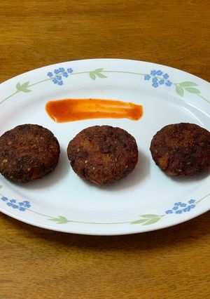 A picture of Poha cutlet.