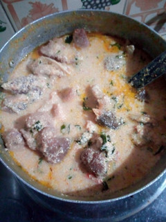 A picture of Okro egusi pepper soup🍲.