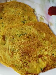 बेसन     का   चीला (besan ka cheela recipe in Hindi) रेसिपी मुख्य फोटो