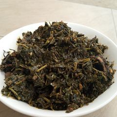 A picture of Bitter leaf soup.