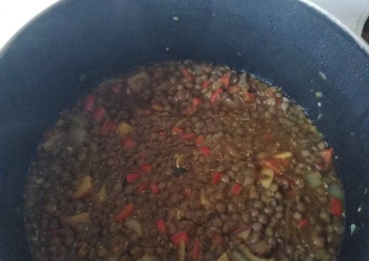 Recipe of Speedy Nana&#39;s Lentil Soup