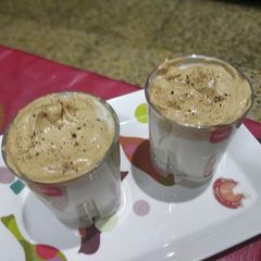 A picture of Dalgona coffee.