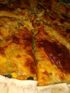 Una foto de Tarta de verduras y queso gratinado