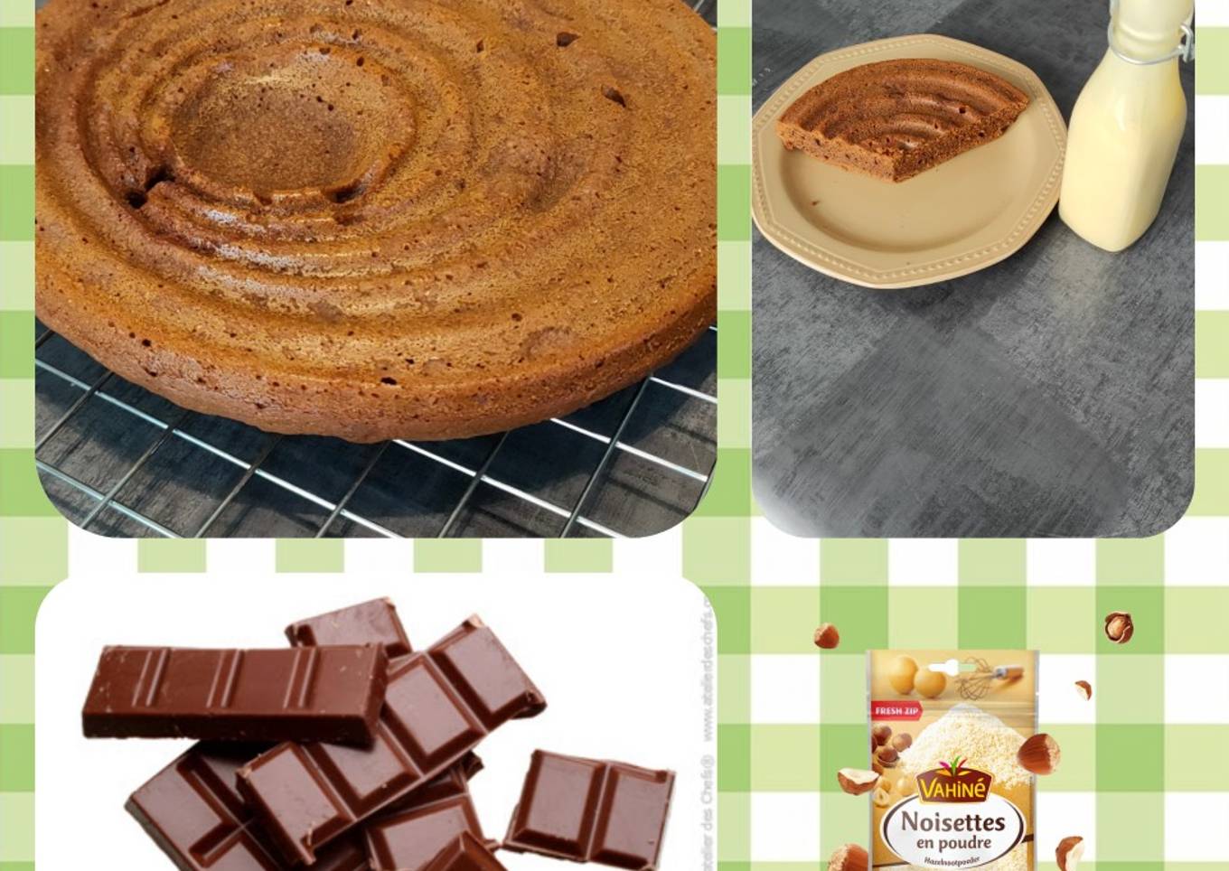 Moelleux chocolat noisettes