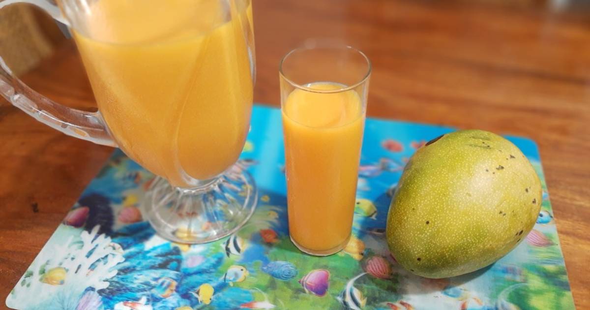 Jugo De Mango Al Momento Receta De Bendecido Cookpad 2565