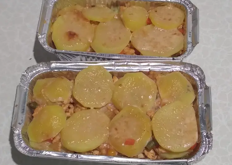 Resep Unik Lasagna kentang dan ayam-menu diet Paling Enak