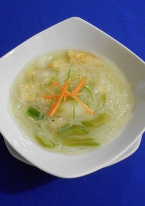 Una foto de Sopa estilo oriental