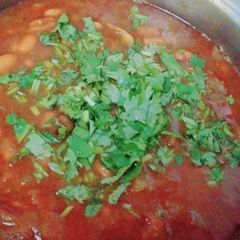 A picture of Rajma curry.