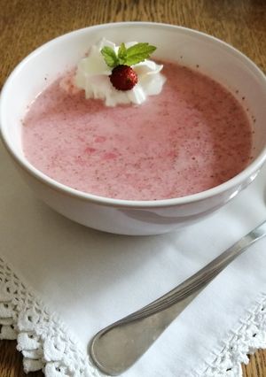 Eper krémleves recept fotója