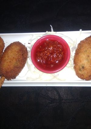 A picture of Veg lollipop.