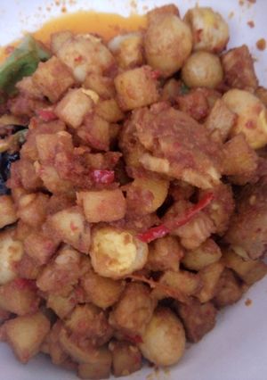 Foto resep Sambal kentang dan tempe