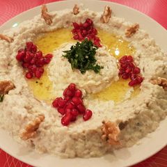 A picture of Baba Ghanoush/ Mutabbal.