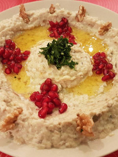 A picture of Baba Ghanoush/ Mutabbal.