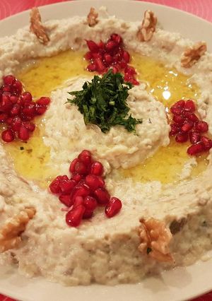 A picture of Baba Ghanoush/ Mutabbal.