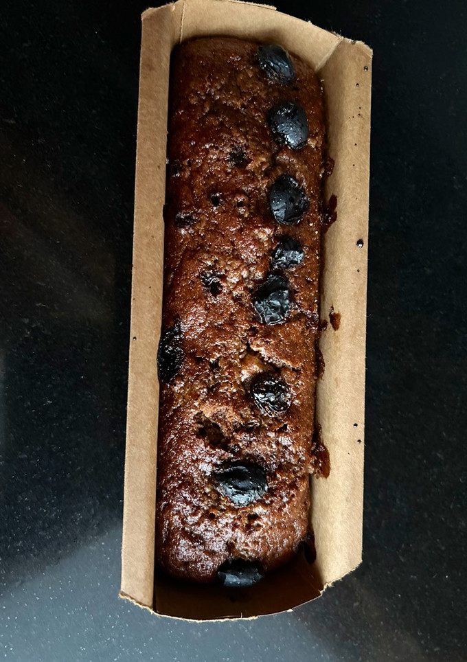 Una foto de Budín integral de Banana y cacao 🍌
