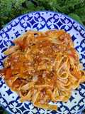 Fettuccineมะเขือเทศชีส