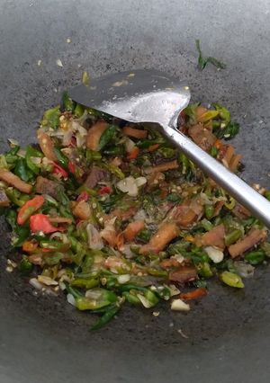 Foto resep Tumis ikan asin gabus cabai ijo