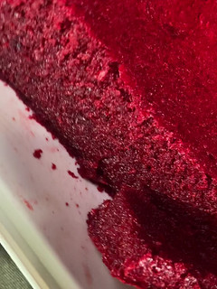 A picture of Moist Red Velvet Cake.