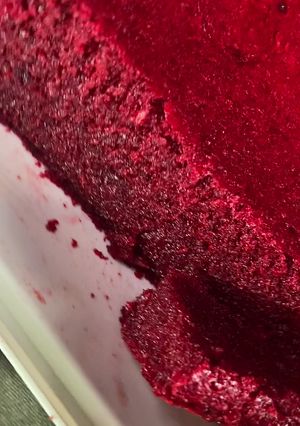A picture of Moist Red Velvet Cake.