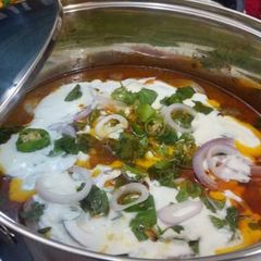 A picture of Dhowan Dahi Gosht.