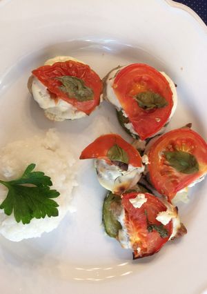 Paradicsomos szűz tallér recept fotója