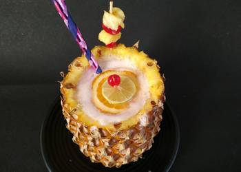 How To Making Recipe Tropical Pina Colada Twist Very Delicious How To Making Recipe Tropical Pina Colada Twist Very Delicious