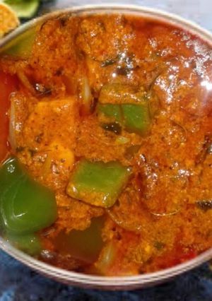A picture of Kadai paneer.