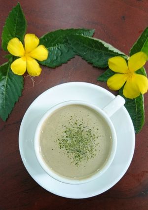 Hình của món Cacao nóng vị matcha.