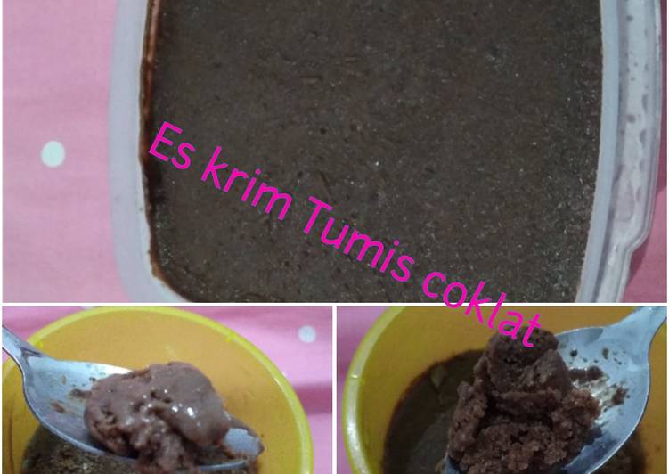 Eskrim tumis coklat