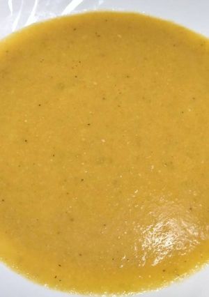 Una foto de Crema de olla de peras