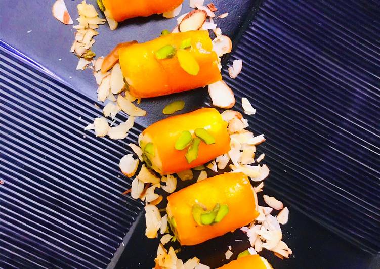 Recipe of Quick Mango Rolls