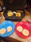 George Foreman Green Chile Cheeseburgers