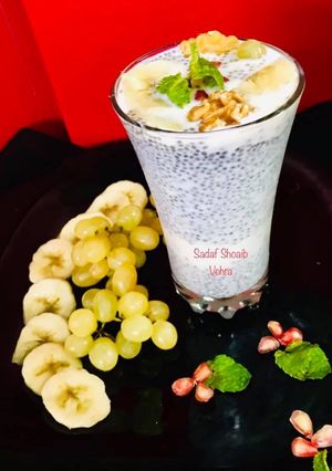 A picture of Chia Seeds Drink #Ramazankitayari #CookpadApp.