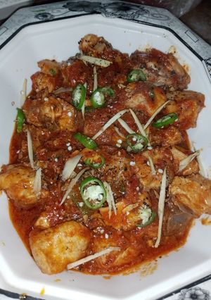 A picture of Supr easy chicken karhai.