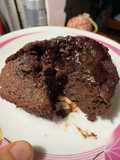 Torta light al microondas (alta en proteínas)
