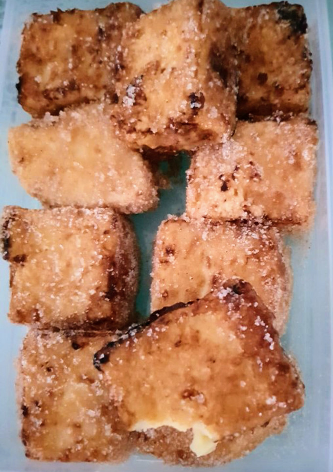 Una foto de Leche frita
