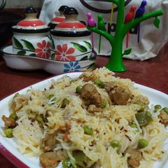 A picture of Shahi Pulao.