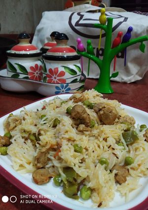 A picture of Shahi Pulao.