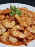 กุ้งผัดกระเทียม