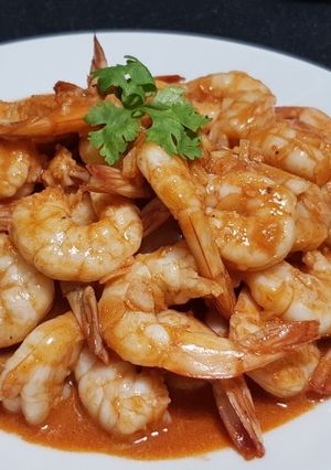 รูปของ กุ้งผัดกระเทียม