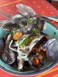 Mejillones a la crema