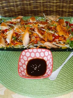 Sesam-Salat mit Stremellachs Rezepthauptbild