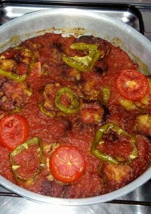 صورة لوصفة مسقعة باللحمة المفرومة