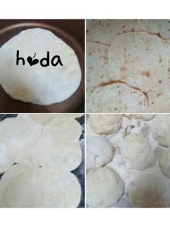 صورة لوصفة خبز الصاج
