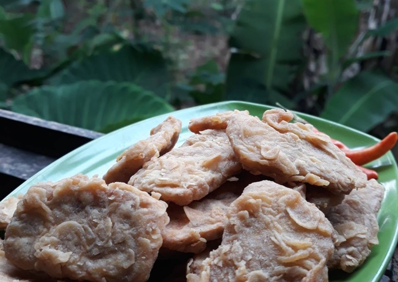 Tempe goreng tepung kriuk