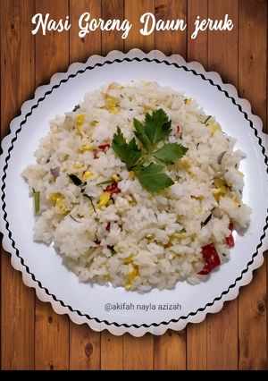 Foto resep Nasi Goreng Daun Jeruk