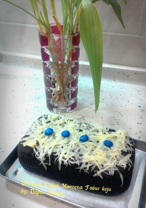 Foto resep Brownis kukus maezena tabur keju