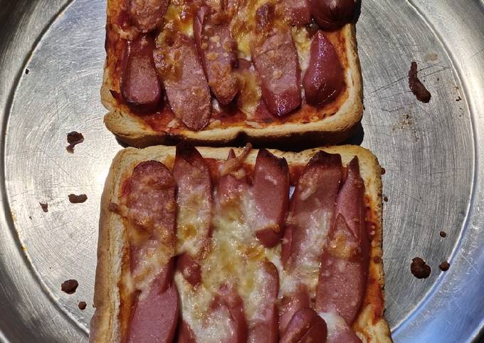 Simple Way to Make Popular Loaf Bread Pizza😏 for Lunch Food